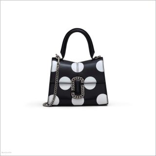 BLACK/WHITE MARCDOWN/View All Marcdown/The Spots St. Marc Mini Top Handle