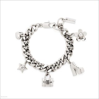 LIGHT ANTIQUE SILVER Jewelry/View All Jewelry/The Mini Icon Charm Bracelet