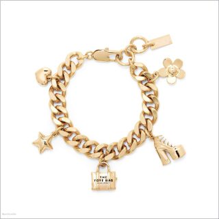 LIGHT ANTIQUE GOLD Jewelry/View All Jewelry/The Mini Icon Charm Bracelet