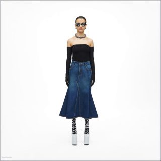 FUTURE INDIGO MARCDOWN/View All Marcdown/The Paneled Skirt