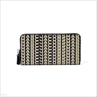 BLACK/WHITE MARCDOWN/View All Marcdown/The Monogram Continental Wallet