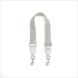 WHITE/SILVER ACCESSORIES/Straps/The Monogram Utility Webbing Strap