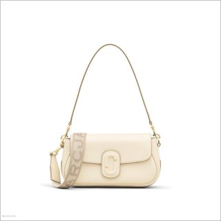 CLOUD WHITE The Large Clover Shoulder Bag