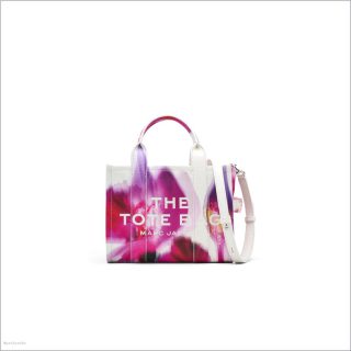 WHITE MULTI BAGS/The Tote Bag/The Future Floral Leather Small Tote Bag