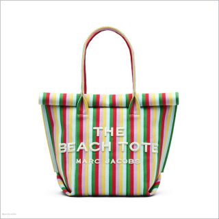 WISTERIA MULTI BAGS/The Tote Bag/The Striped Jacquard Beach Tote Bag