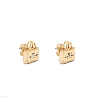 LIGHT ANTIQUE GOLD Jewelry/View All Jewelry/The Tote Bag Stud Earrings