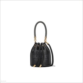 BLACK BAGS/Bucket Bags/The Leather Mini Bucket Bag