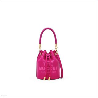 LIPSTICK PINK MARCDOWN/View All Marcdown/The Leather Mini Bucket Bag