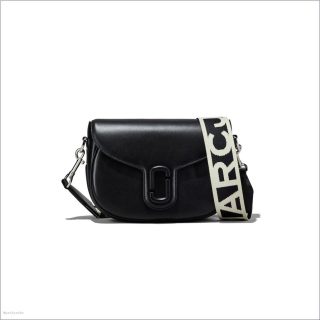 BLACK The Covered J Marc Large Saddle Bag