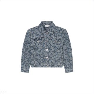 DENIM BLUE MARCDOWN/View All Marcdown/The Jumbled Monogram Denim Jacket