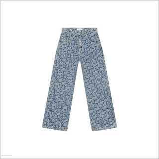 DENIM BLUE MARCDOWN/View All Marcdown/The Jumbled Monogram Denim Pants