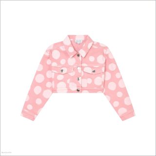 PALE PINK MARCDOWN/View All Marcdown/The Polka Dot Cropped Jacket