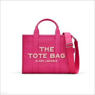 HOT PINK BAGS/The Tote Bag/The Woven Medium Tote Bag