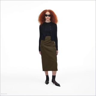 KELP MARCDOWN/View All Marcdown/Cargo Canvas Slim Skirt