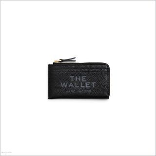 BLACK The Leather Top Zip Multi Wallet