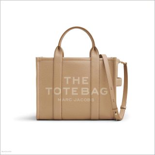 CAMEL BAGS/The Tote Bag/The Leather Medium Tote Bag