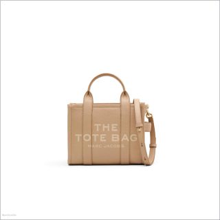 CAMEL BAGS/The Tote Bag/The Leather Small Tote Bag