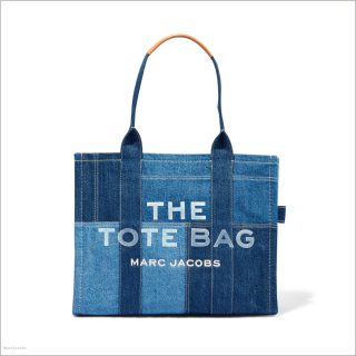 BLUE DENIM BAGS/The Tote Bag/The Denim Large Tote Bag