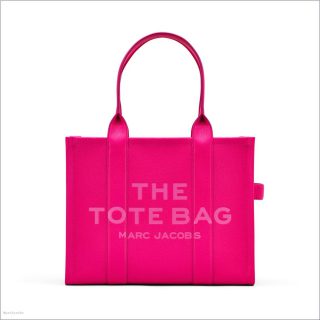 HOT PINK BAGS/The Tote Bag/The Leather Large Tote Bag