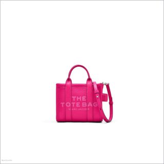 HOT PINK BAGS/The Tote Bag/The Leather Crossbody Tote Bag