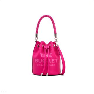 HOT PINK BAGS/Bucket Bags/The Leather Bucket Bag