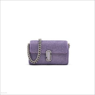 WISTERIA MARCDOWN/View All Marcdown/The Rhinestone J Marc Mini Shoulder Bag