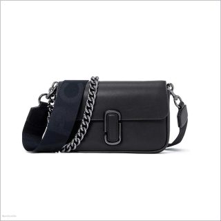 BLACK/GUNMETAL The J Marc Shoulder Bag