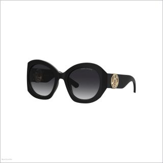 BLACK ACCESSORIES/Sunglasses/The Crystal J Marc Oversized Sunglasses