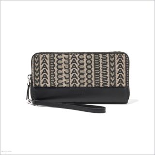 BEIGE MULTI MARCDOWN/View All Marcdown/The Monogram Jacquard Continental Wristlet Wallet